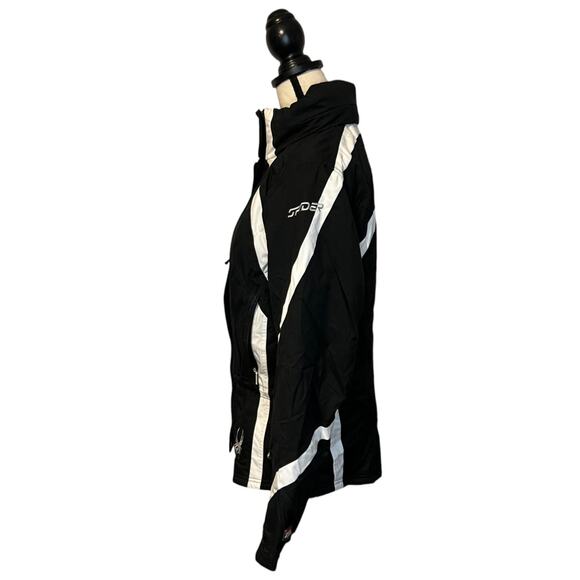 Spyder Black and White Ski Jacket - Picture 3 of 10